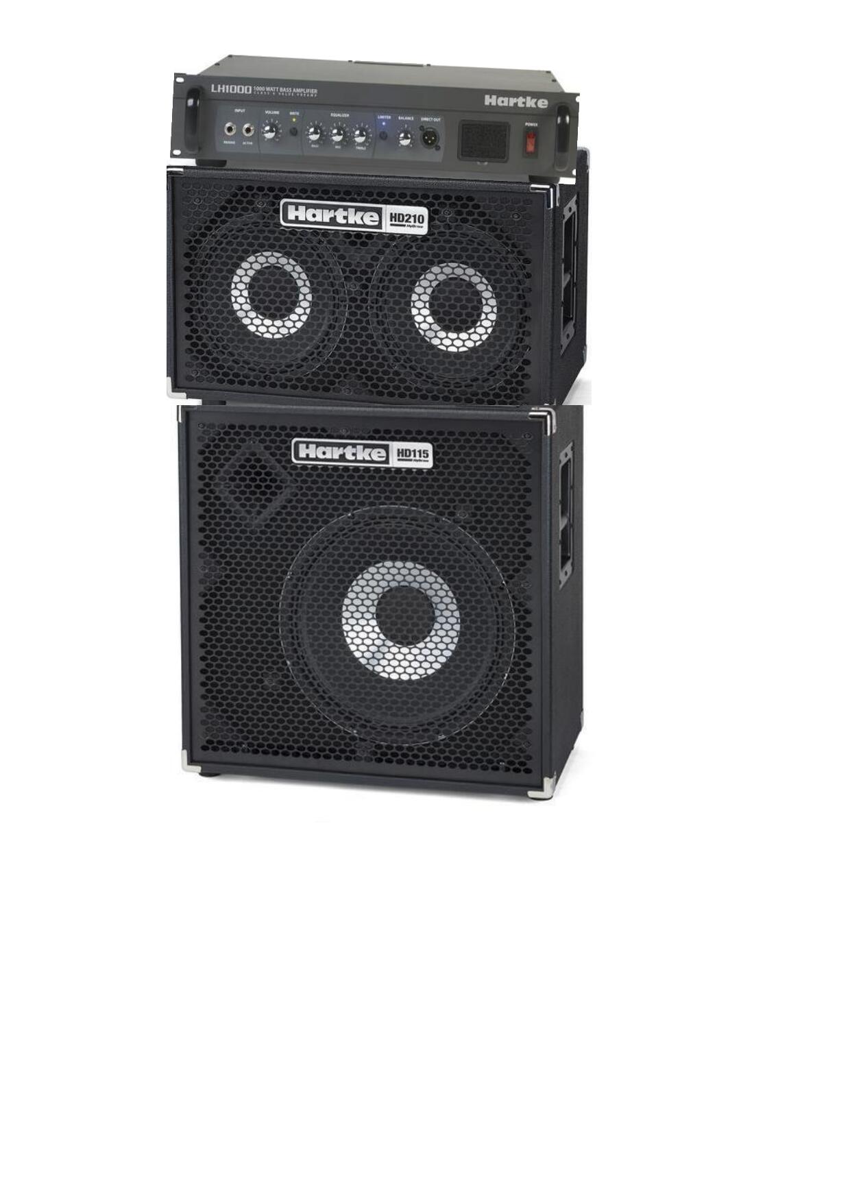 LH1000 BASS AMP HD210 AND HD115