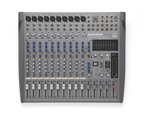 SAMSON L1200 – 12-Channel/4-Bus Professional Mixing Console