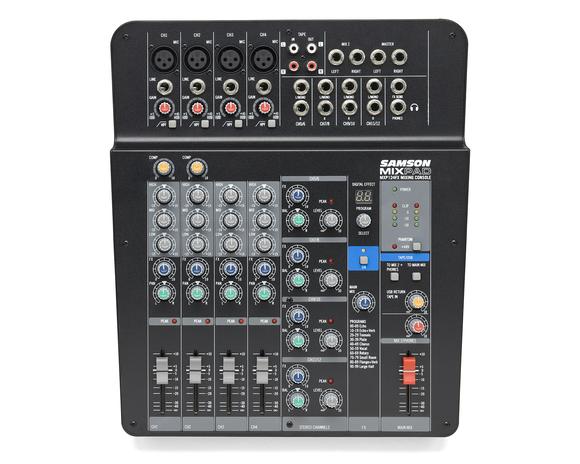 SAMSON MixPad® MXP144FX – Compact, 14-Input Analog Stereo Mixer with Effects and USB