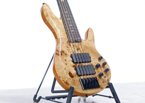 Michael Kelly Pinnacle 5 5-String Bass Guitar Custom Burl MKP5CPBERU - Image 4