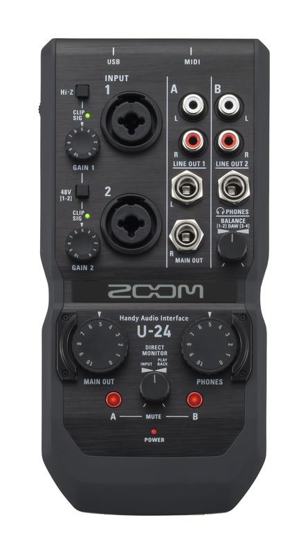 ZOOM U-24 HANDY AUDIO INTERFACE