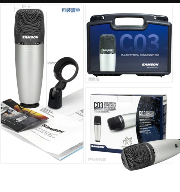 Samson CO3 Condenser Microphone - Image 4