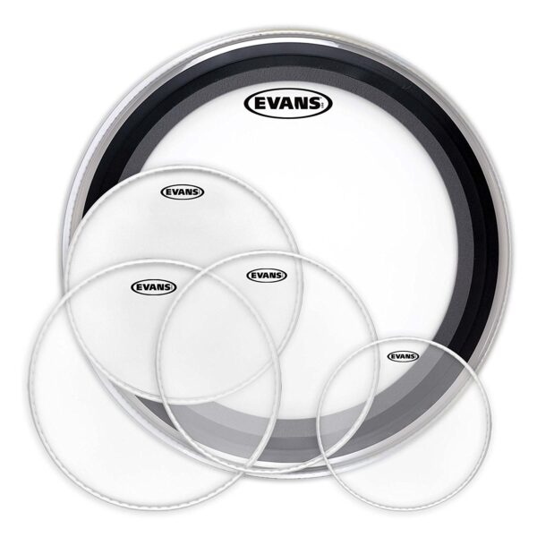 EVANS  DRUMHEAD PACK WITH BOUNS PACK DRUM STICK