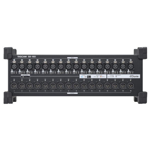 TASCAM SB-16D 16-in/16-out Dante Stage Box - Image 6