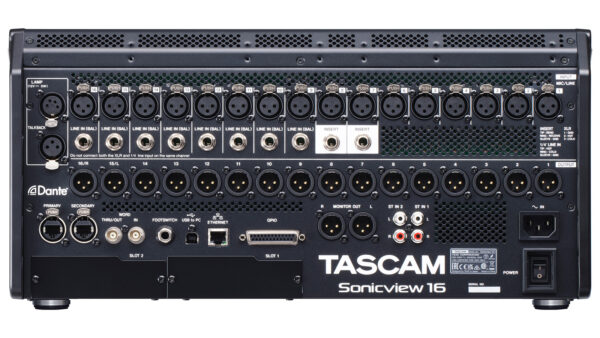 TASCAM Sonicview16 Digital Mixer with Multi-environment Touch Screens - Image 9