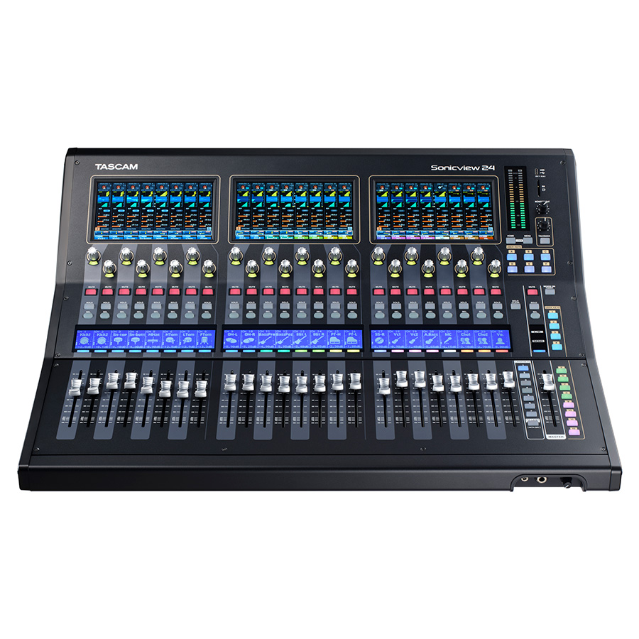 TASCAM Sonicview 24 Channels Digital Mixer with Multi-environment Touch Screens