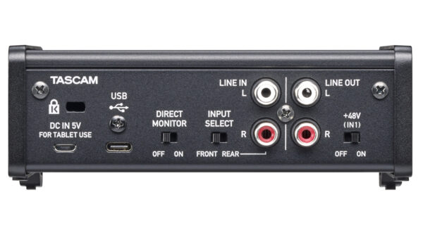 TASCAM US-1x2HR T High Resolution Versatile USB Audio Interface - Image 5