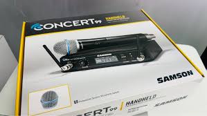 SAMSON CONCERT 99 WIRELESS HANDHELD 80-CHANNEL UHF MIC + RACKMOUNT KIT